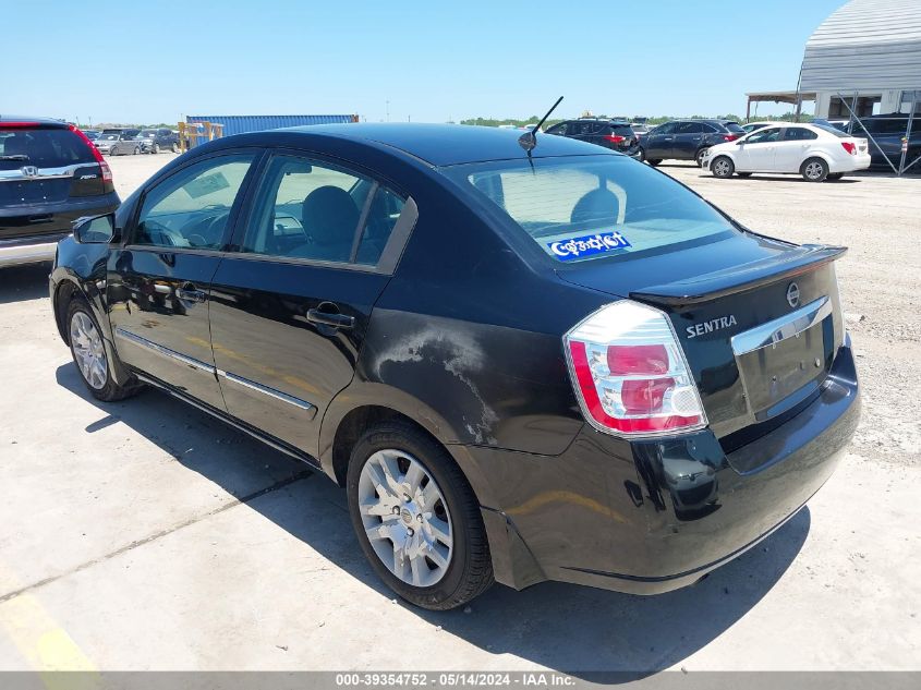 2012 Nissan Sentra 2.0 S VIN: 3N1AB6AP2CL606391 Lot: 39354752