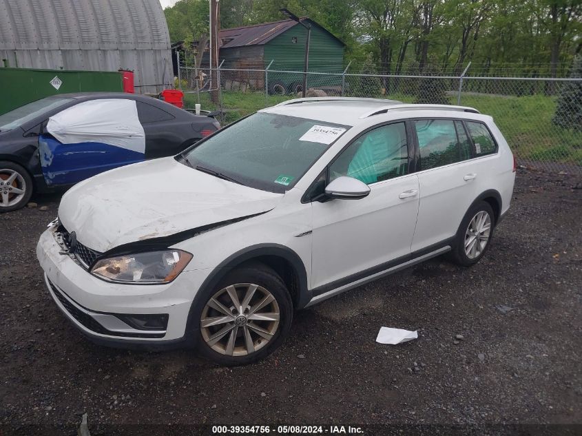 2017 Volkswagen Golf Alltrack Tsi S/Tsi Se/Tsi Sel VIN: 3VWH17AU6HM525922 Lot: 39354756