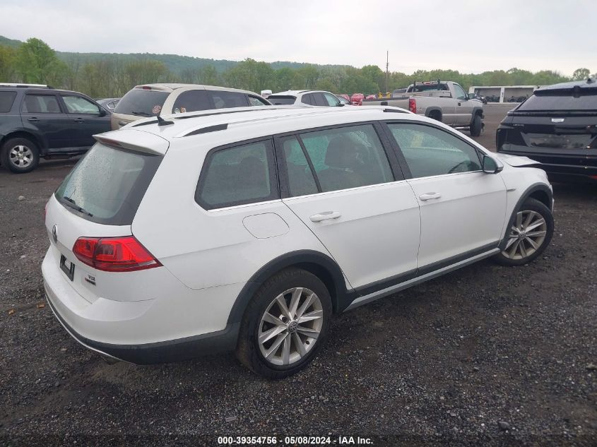 2017 Volkswagen Golf Alltrack Tsi S/Tsi Se/Tsi Sel VIN: 3VWH17AU6HM525922 Lot: 39354756