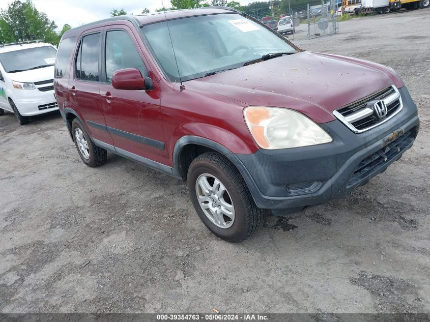 2003 Honda Cr-V Ex VIN: SHSRD78803U113007 Lot: 39354763