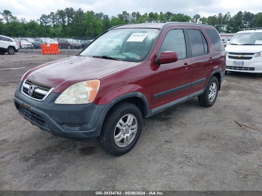 2003 Honda Cr-V Ex VIN: SHSRD78803U113007 Lot: 39354763