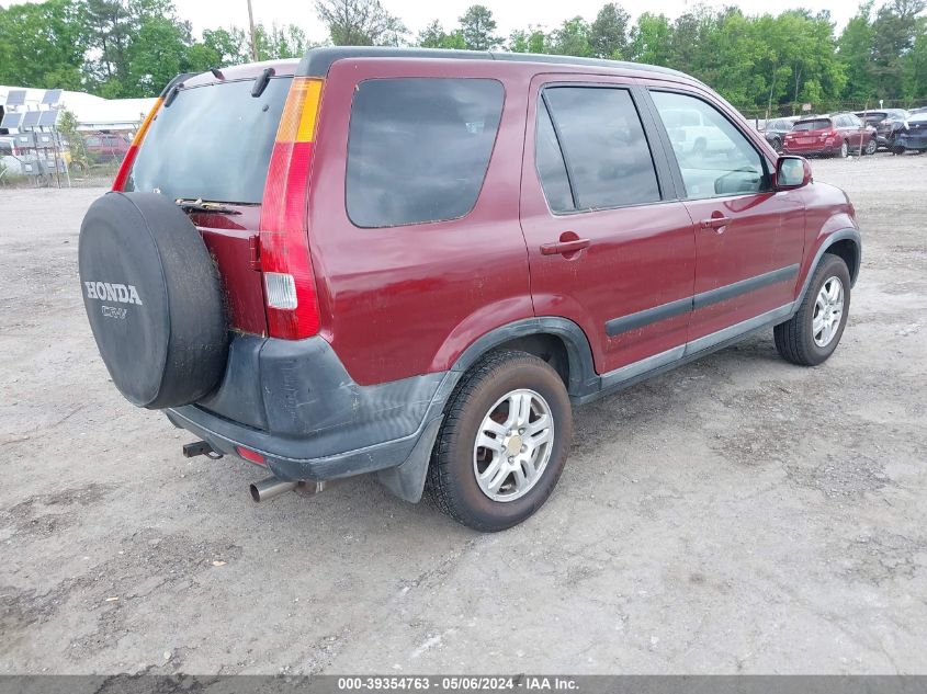 2003 Honda Cr-V Ex VIN: SHSRD78803U113007 Lot: 39354763