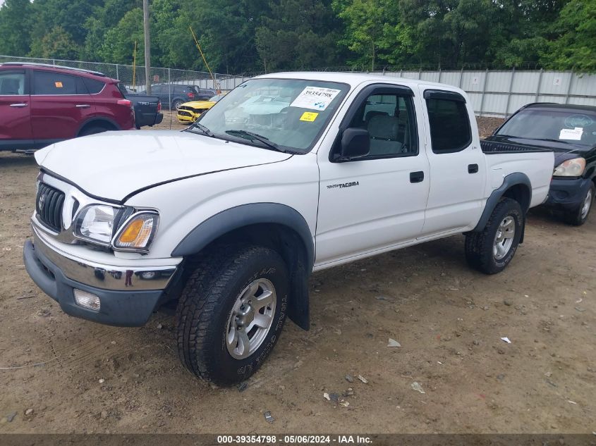 2001 Toyota Tacoma Prerunner VIN: 5TEGM92N91Z809336 Lot: 39354798