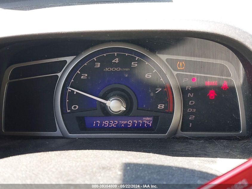 2009 Honda Civic Lx VIN: 2HGFA16509H519768 Lot: 39354809