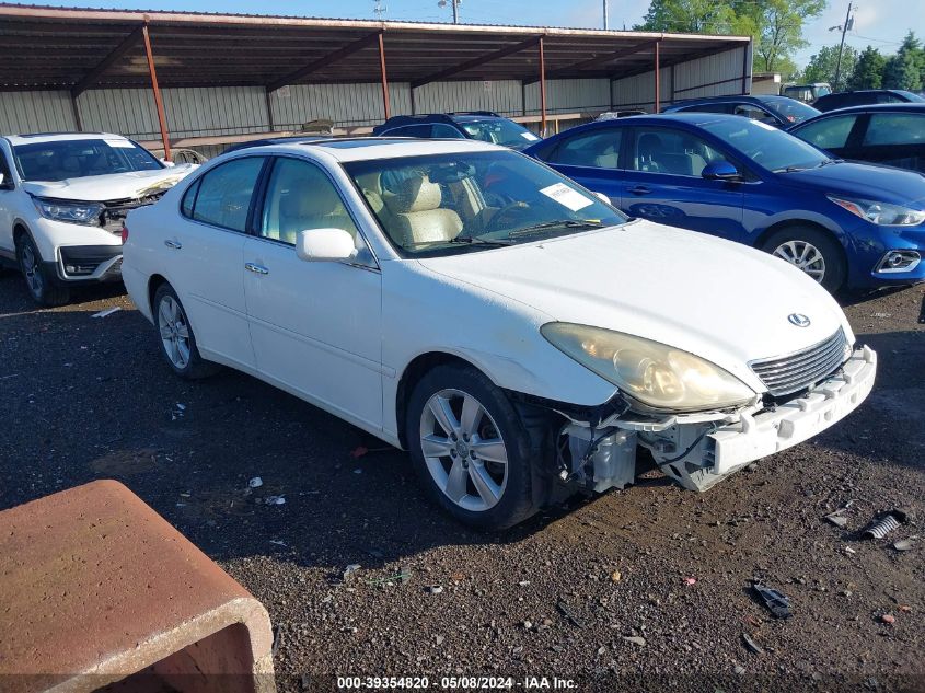 2005 Lexus Es 330 VIN: JTHBA30G355062263 Lot: 39354820