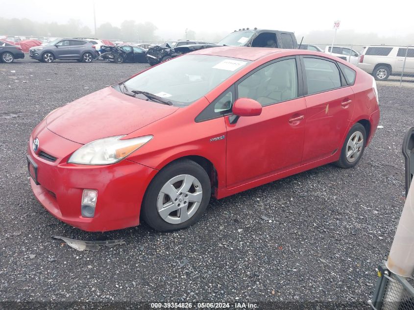 JTDKN3DU1A1263425 | 2010 TOYOTA PRIUS