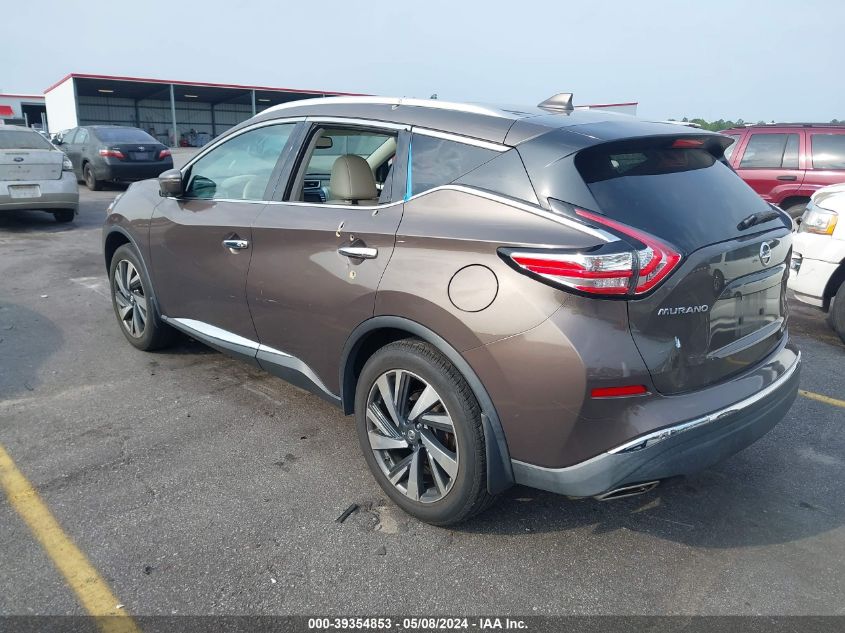 2016 Nissan Murano Platinum VIN: 5N1AZ2MG4GN150666 Lot: 39354853