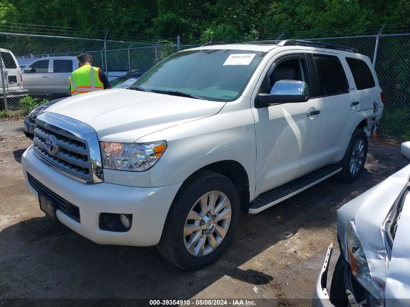 2011 Toyota Sequoia Platinum 5.7L V8 VIN: 5TDDY5G18BS046617 Lot: 39354910