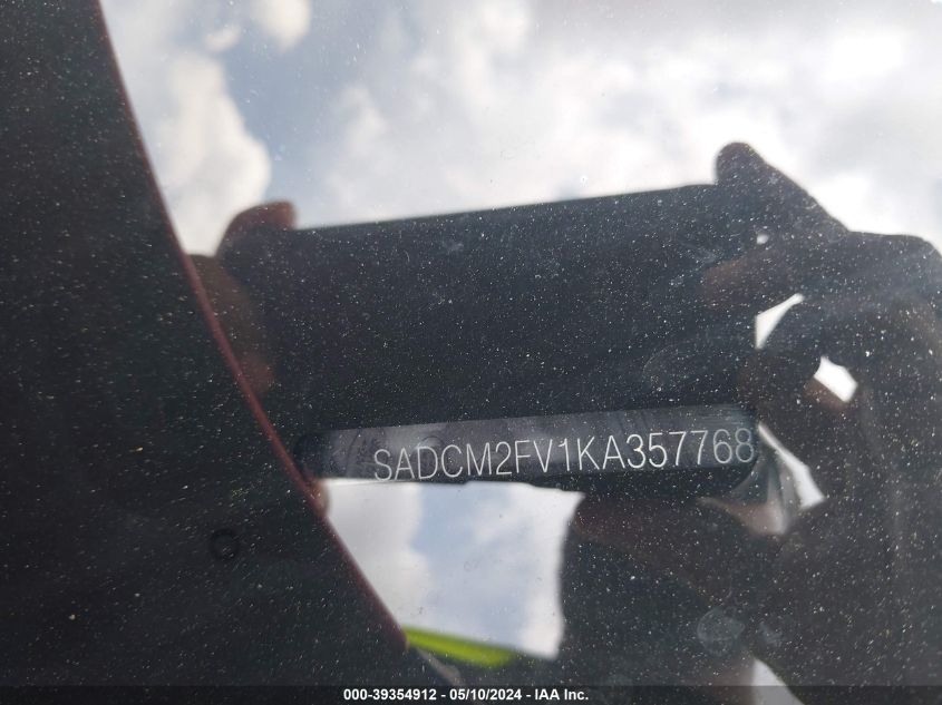 2019 Jaguar F-Pace S VIN: SADCM2FV1KA357768 Lot: 39354912