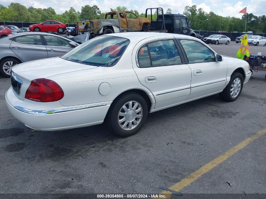 2001 Lincoln Continental VIN: 1LNHM97V01Y704789 Lot: 39354985