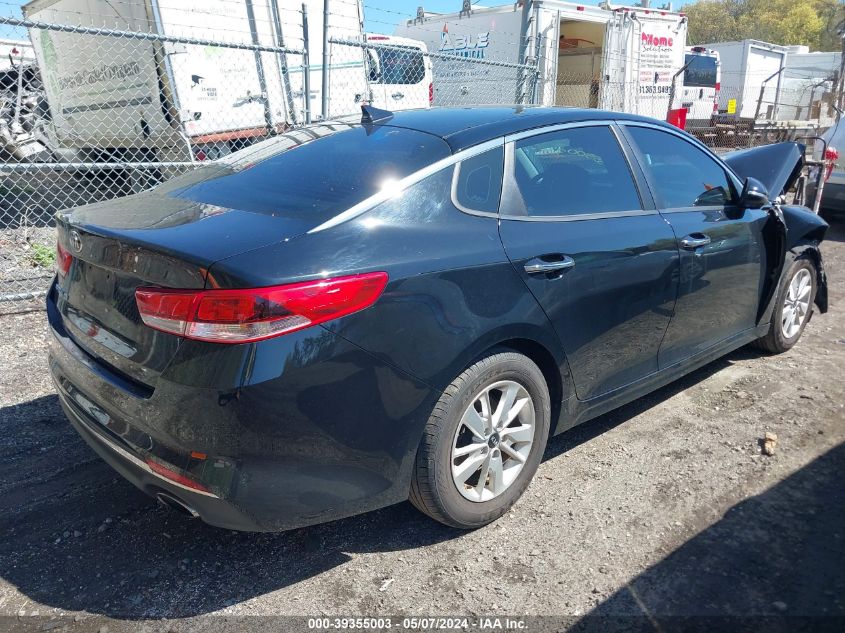 2016 Kia Optima Lx VIN: 5XXGT4L3XGG099406 Lot: 39355003