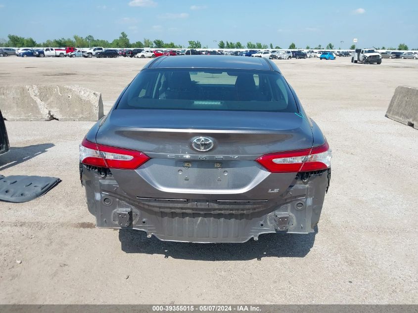 2018 Toyota Camry Le VIN: 4T1B11HK6JU584850 Lot: 39355015