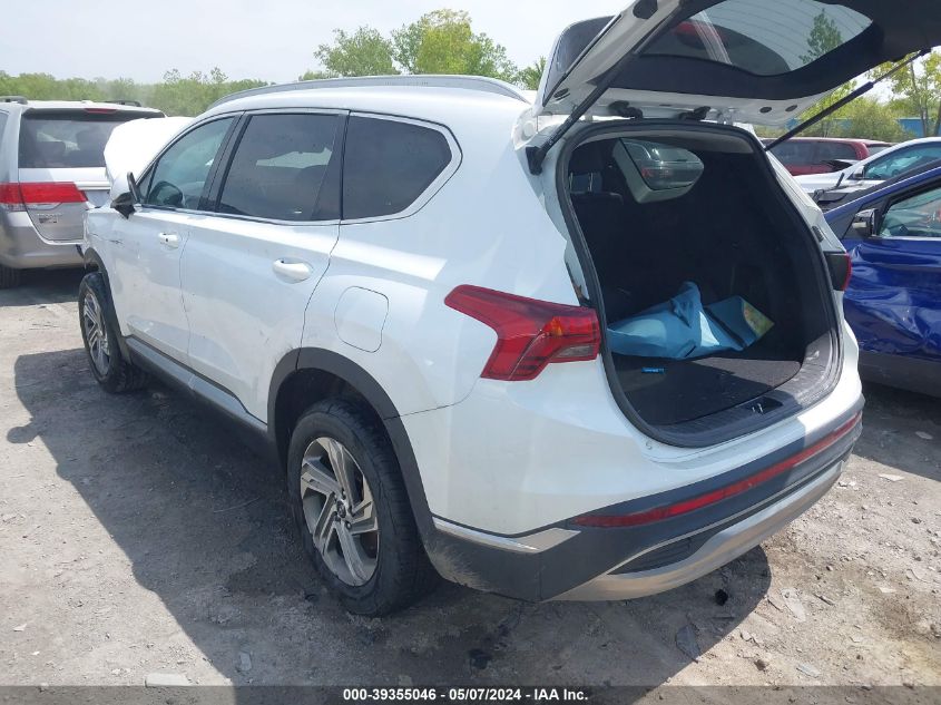 2021 Hyundai Santa Fe Sel VIN: 5NMS2DAJ9MH345826 Lot: 39355046