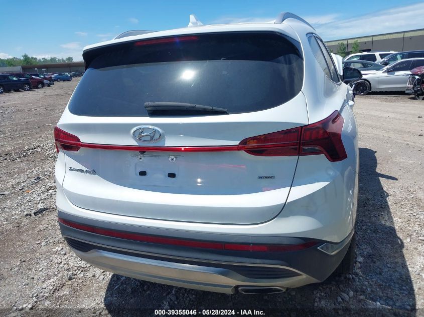 2021 Hyundai Santa Fe Sel VIN: 5NMS2DAJ9MH345826 Lot: 39355046