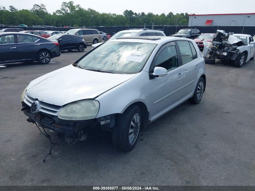 2008 Volkswagen Rabbit S VIN: WVWCB71K68W311022 Lot: 39355077