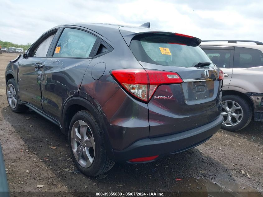 2020 Honda Hr-V Awd Lx VIN: 3CZRU6H37LM719108 Lot: 39355080