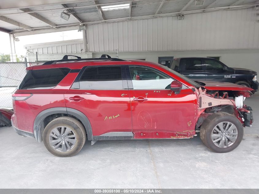 2022 Nissan Pathfinder Sv 2Wd VIN: 5N1DR3BB7NC239120 Lot: 39355100