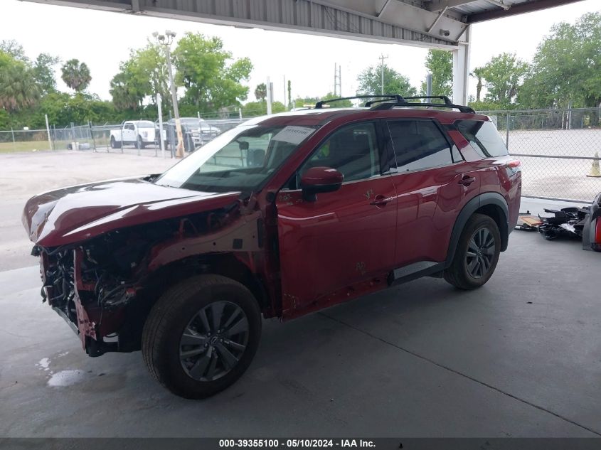 2022 Nissan Pathfinder Sv 2Wd VIN: 5N1DR3BB7NC239120 Lot: 39355100