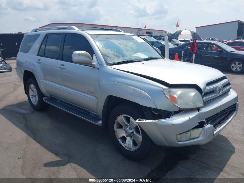 2004 Toyota 4Runner Limited V6 VIN: JTEZU17R840042584 Lot: 39355120