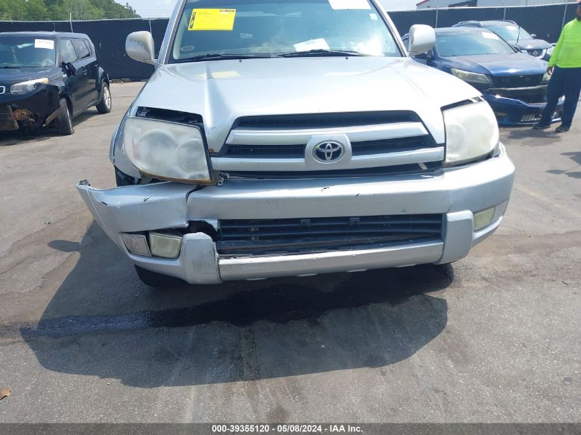 2004 Toyota 4Runner Limited V6 VIN: JTEZU17R840042584 Lot: 39355120