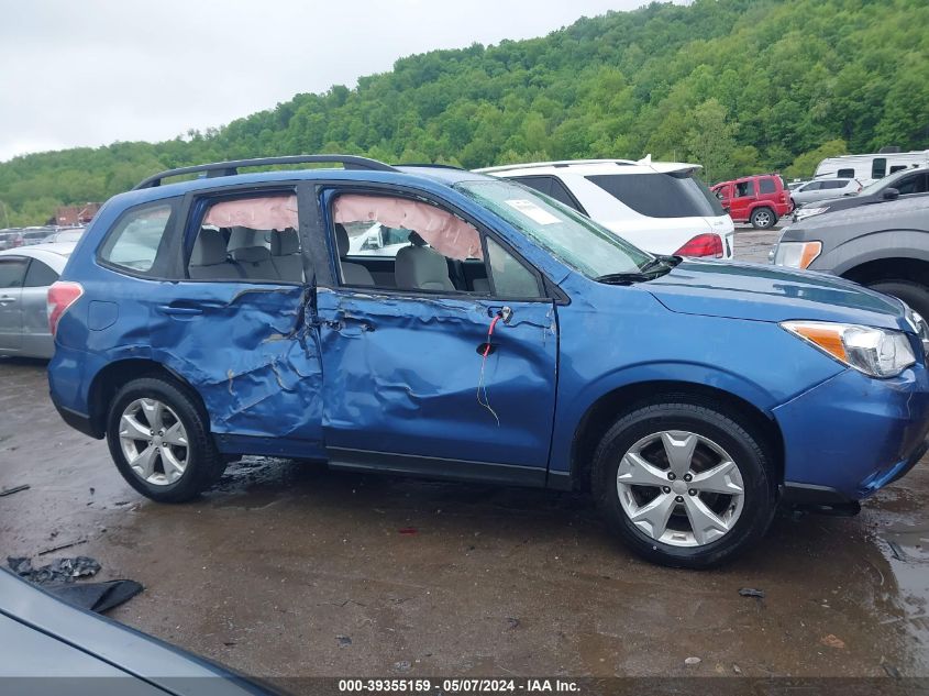 2016 Subaru Forester 2.5I VIN: JF2SJABC7GH417504 Lot: 39355159