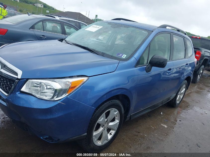 2016 SUBARU FORESTER 2.5I - JF2SJABC7GH417504