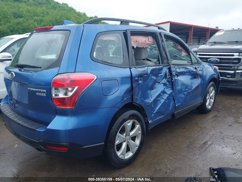 2016 SUBARU FORESTER 2.5I - JF2SJABC7GH417504