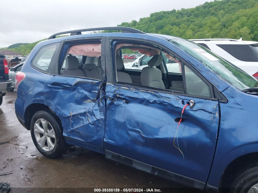 2016 SUBARU FORESTER 2.5I - JF2SJABC7GH417504