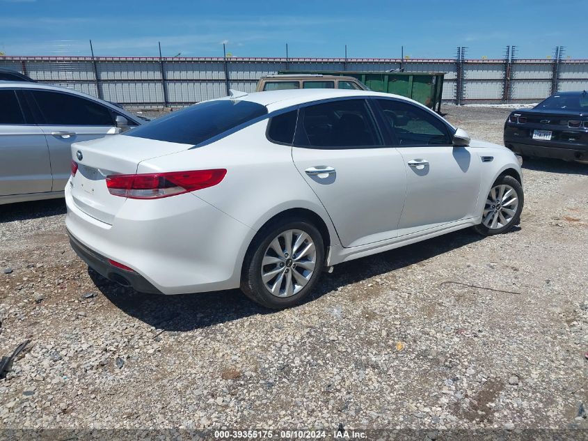 2016 Kia Optima Lx VIN: 5XXGT4L3XGG051906 Lot: 39355175