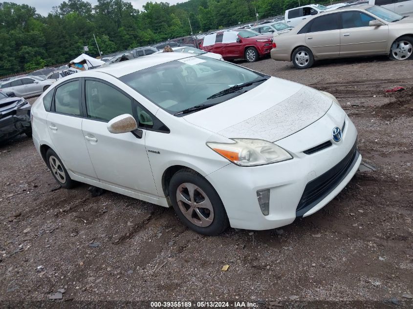 2013 Toyota Prius Two VIN: JTDKN3DU5D5599656 Lot: 39355189