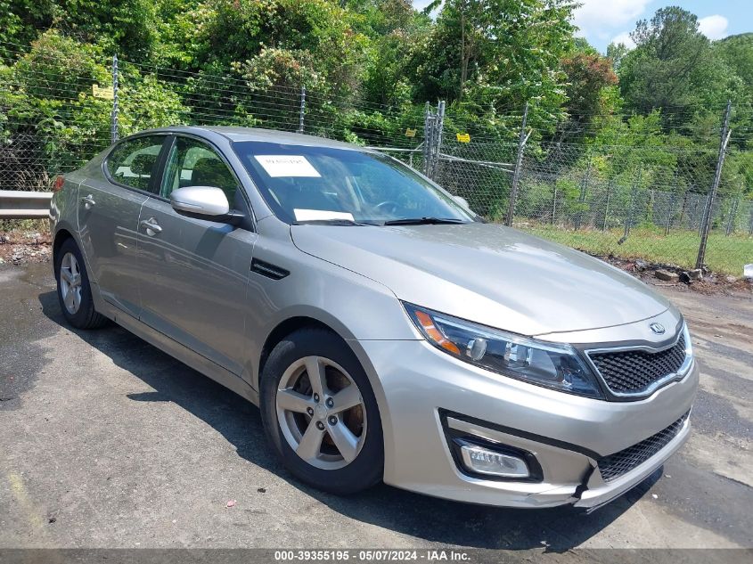 2015 Kia Optima Lx VIN: 5XXGM4A79FG484389 Lot: 39355195