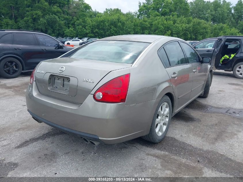 2007 Nissan Maxima 3.5 Sl VIN: 1N4BA41E57C816031 Lot: 39355203