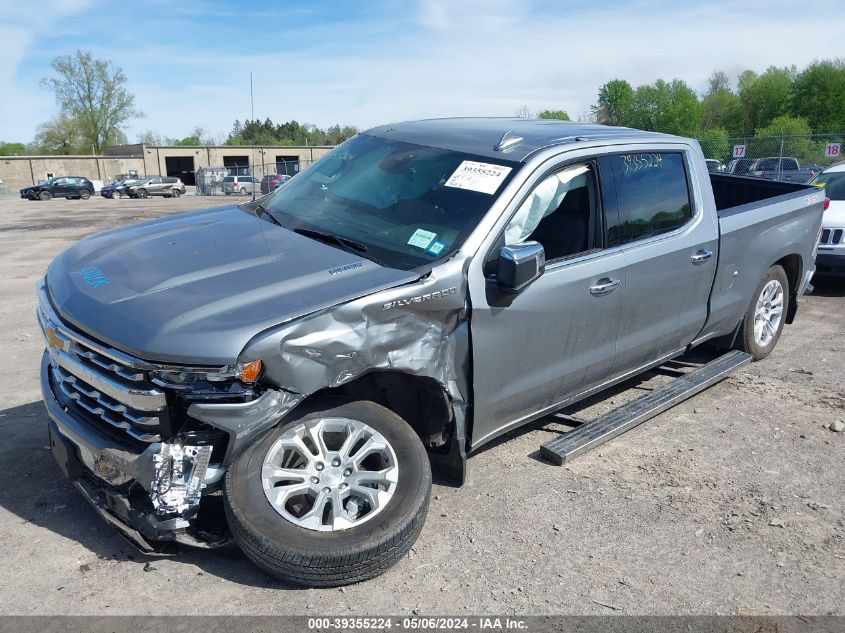 2023 Chevrolet Silverado 1500 4Wd Standard Bed Ltz VIN: 3GCUDGE81PG265139 Lot: 39355224