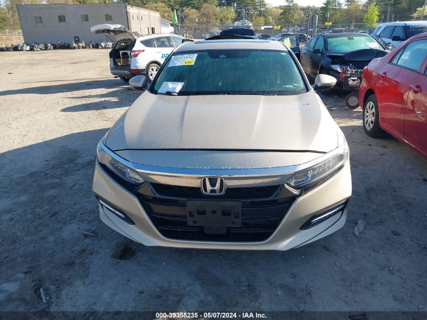 2018 Honda Accord Hybrid Ex-L VIN: 1HGCV3F51JA016028 Lot: 39355235