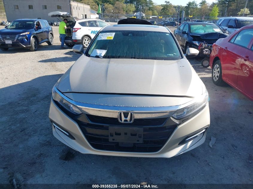 2018 Honda Accord Hybrid Ex-L VIN: 1HGCV3F51JA016028 Lot: 39355235