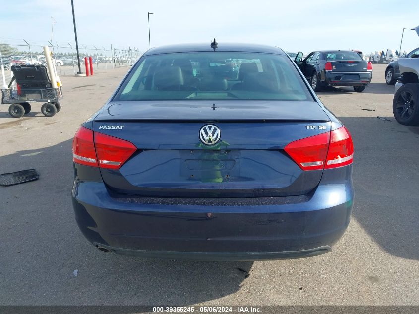 1VWBN7A3XEC045820 2014 Volkswagen Passat 2.0L Tdi Se