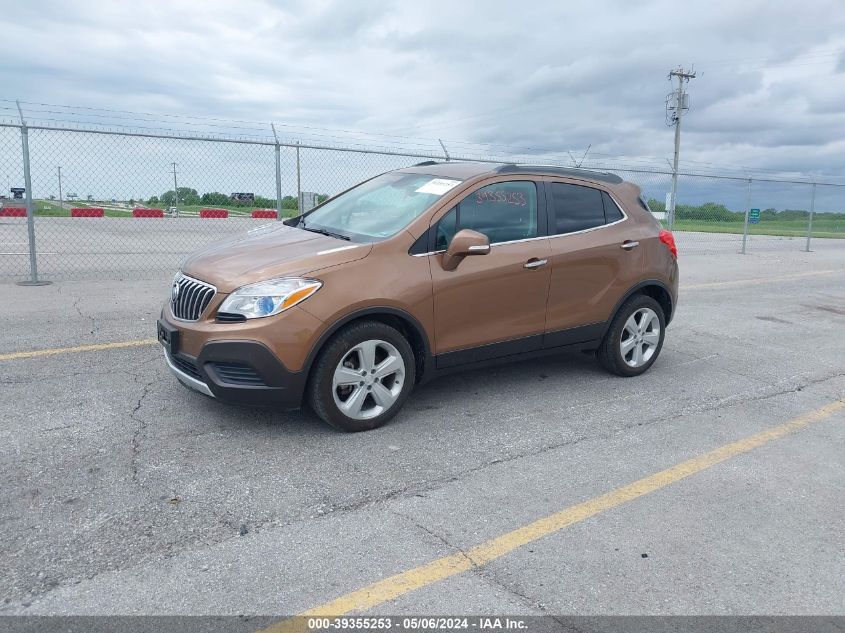 2016 Buick Encore VIN: KL4CJASB6GB697357 Lot: 39355253