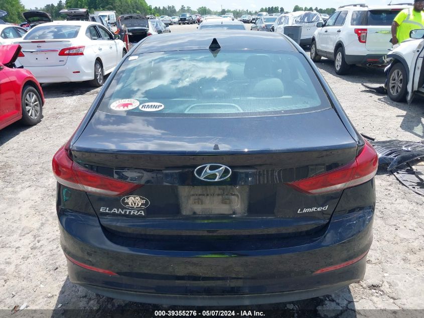 2017 Hyundai Elantra Limited VIN: 5NPD84LF7HH009021 Lot: 39355276