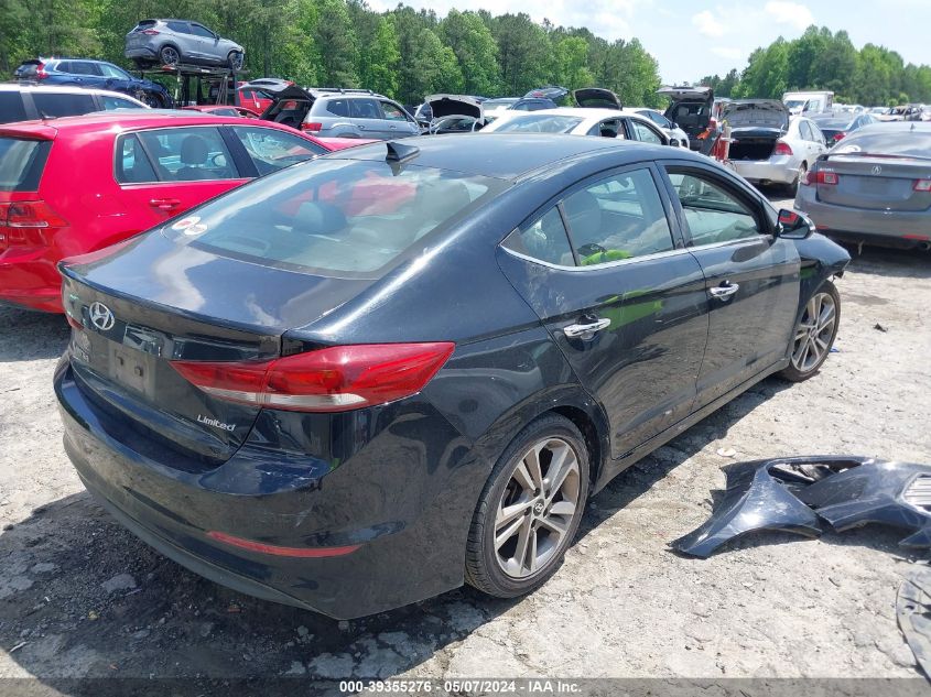 2017 Hyundai Elantra Limited VIN: 5NPD84LF7HH009021 Lot: 39355276