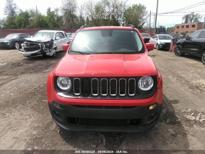 2015 Jeep Renegade Latitude VIN: ZACCJABT6FPB47658 Lot: 39355325