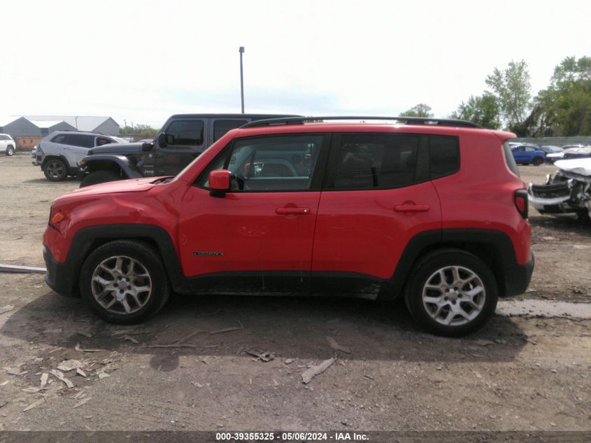 2015 Jeep Renegade Latitude VIN: ZACCJABT6FPB47658 Lot: 39355325