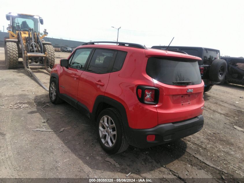 2015 Jeep Renegade Latitude VIN: ZACCJABT6FPB47658 Lot: 39355325