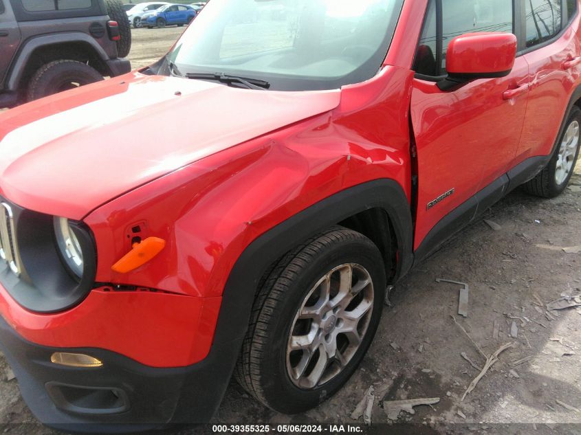 2015 Jeep Renegade Latitude VIN: ZACCJABT6FPB47658 Lot: 39355325