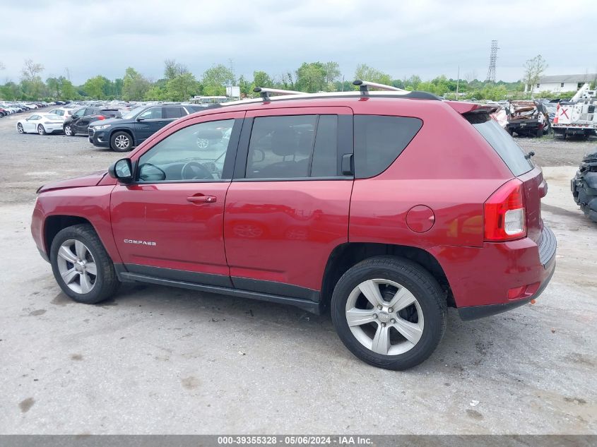 2012 Jeep Compass Latitude VIN: 1C4NJCEB8CD605444 Lot: 39355328