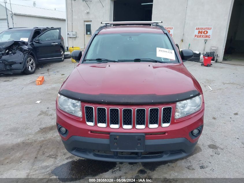 2012 Jeep Compass Latitude VIN: 1C4NJCEB8CD605444 Lot: 39355328