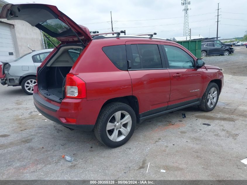 2012 Jeep Compass Latitude VIN: 1C4NJCEB8CD605444 Lot: 39355328