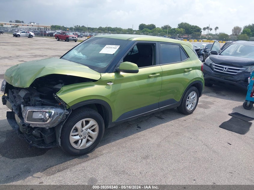 2021 Hyundai Venue Se VIN: KMHRB8A33MU097942 Lot: 39355340