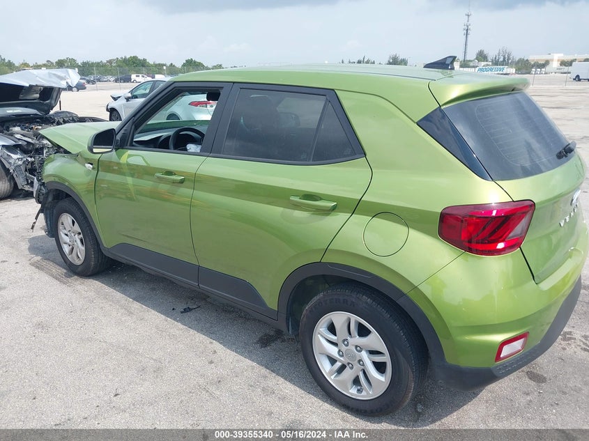 2021 Hyundai Venue Se VIN: KMHRB8A33MU097942 Lot: 39355340