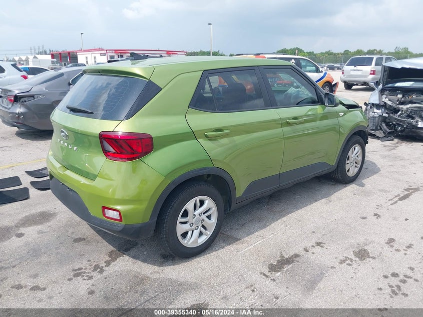 2021 Hyundai Venue Se VIN: KMHRB8A33MU097942 Lot: 39355340
