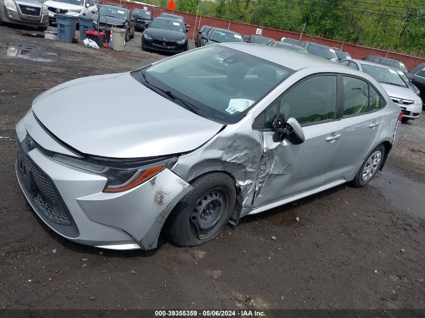 2020 Toyota Corolla L VIN: JTDDPRAE3LJ013092 Lot: 39355359